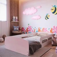 Cama Infantil Montessoriana com Colchão Jardim Gazin Movelbras - 1