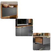 Cozinha Compacta 7 Portas 2 Gavetas com Tampo Pitaya Demóbile - 5