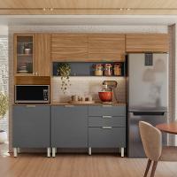 Cozinha Modulada 4 Peças com Tampo e Vidro Alba Demóbile - 1