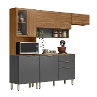 Cozinha Modulada 4 Peças com Tampo e Vidro Alba Demóbile - 2