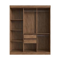 Guarda Roupa Casal com Vidro Reflecta 6 Portas 100 MDF Malibu Doripel - 3