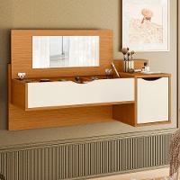 Penteadeira Suspensa com Espelho 1 Gaveta 1 Porta Blush Albatroz - 6