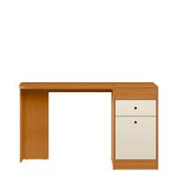 Penteadeira e Escrivaninha com Espelho 1 Gaveta 2 Portas Desejo Albatroz - 2