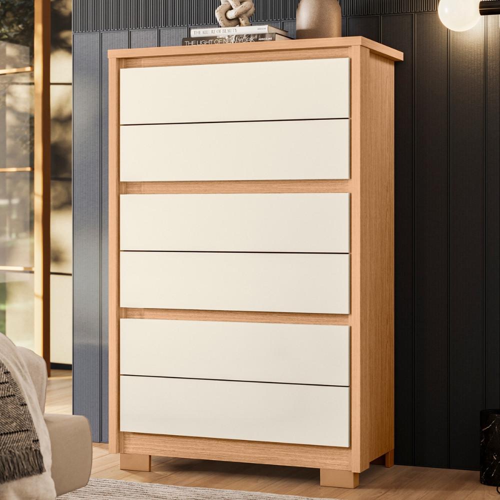 Cômoda 6 Gavetas Unno Albatroz - 1