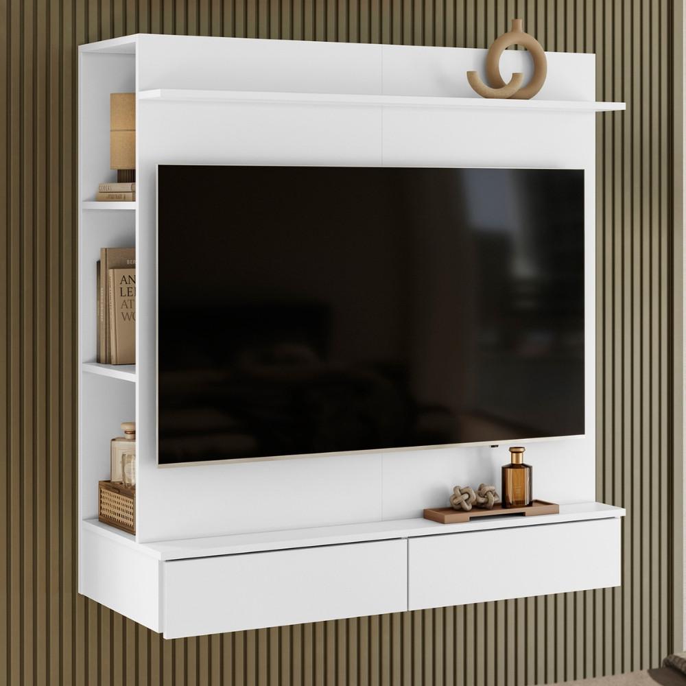 Painel para TV até 42 Polegadas 2 Gavetas com Closet Wave Albatroz - 6