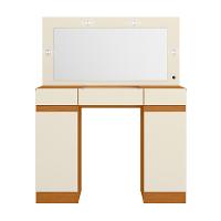 Penteadeira Camarim com Espelho LED e Visor de Vidro 3 Gavetas 2 Portas Studio Albatroz - 2