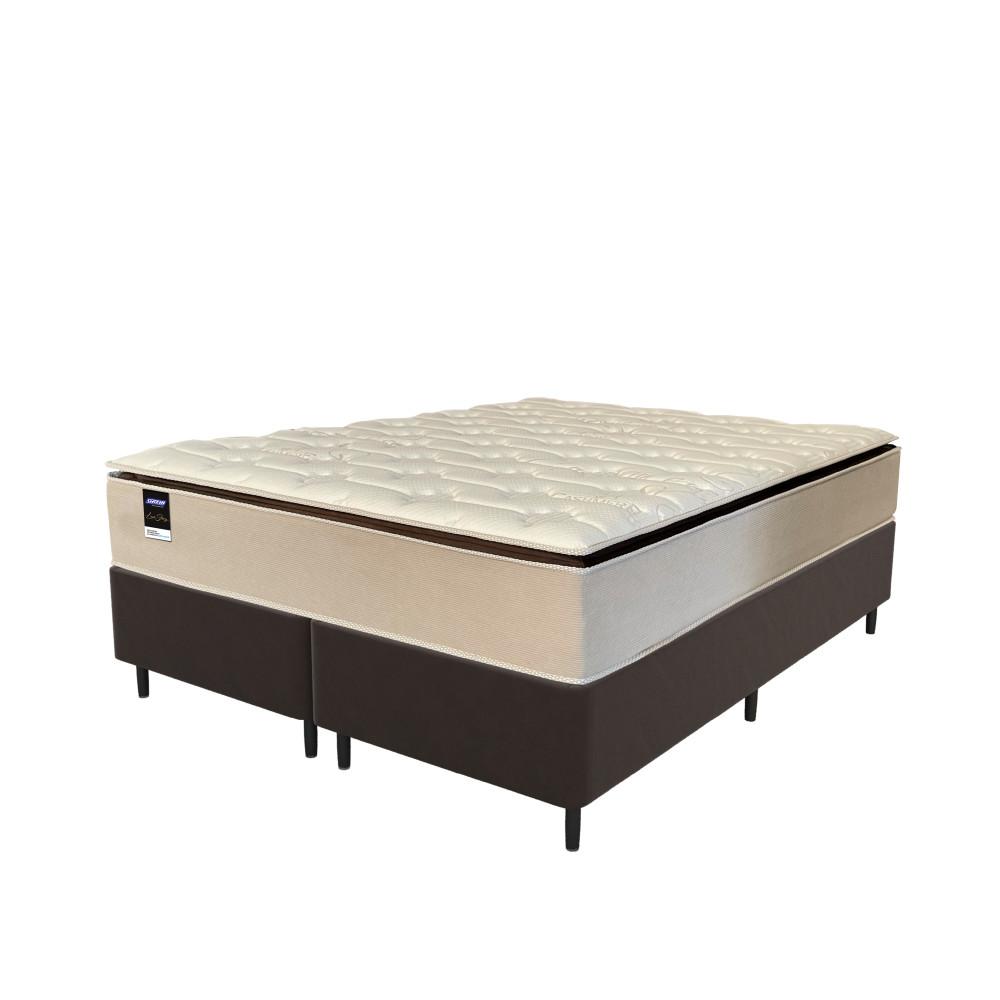 Cama Box Queen 158cm Colchão Molas Ensacadas Gazin Love Story HF25 e Base 2CEN - 2