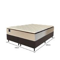 Cama Box King 193cm Colchão Molas Ensacadas Gazin Love Story HF25 e Base 2CEN - 3