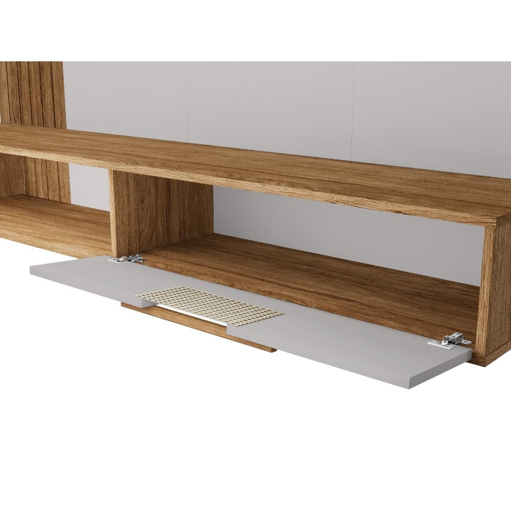 Painel Frisado para TV Até 60 Polegadas 1 Porta Jeri Bechara - 5