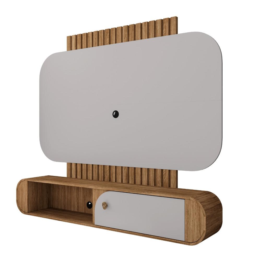 Painel Ripado para TV Até 55 Polegadas 1 Porta Jurerê Bechara - 2