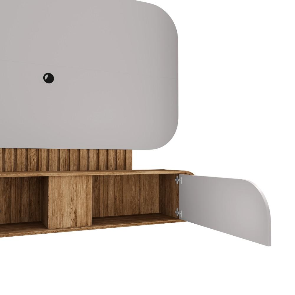 Painel Ripado para TV Até 55 Polegadas 1 Porta Jurerê Bechara - 5