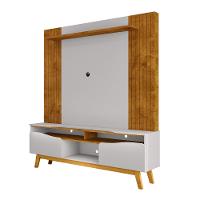 Estante Home Frisado para TV Até 75 Polegadas 2 Portas com Pés de Madeira Maciça Atalaia Bechara - 2