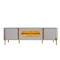 Rack para TV Até 55 Polegadas com LED e Vidro Reflecta 4 Portas com Pés Juquehy Bechara - 3