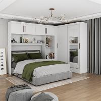 Quarto Modulado Casal com Espelho 6 Portas Belém Carioca Móveis - 1