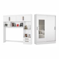 Quarto Modulado Casal com Espelho 6 Portas Belém Carioca Móveis - 2