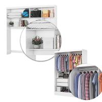 Quarto Modulado Casal com Espelho 6 Portas Belém Carioca Móveis - 6