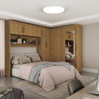 Quarto Modulado Casal com Espelho 7 Portas Belém Carioca Móveis - 1