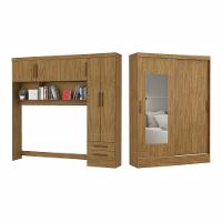 Quarto Modulado Casal com Espelho 7 Portas Belém Carioca Móveis - 2