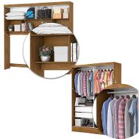 Quarto Modulado Casal com Espelho 7 Portas Belém Carioca Móveis - 6