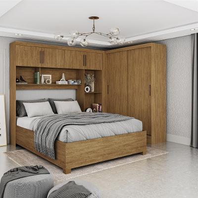 Quarto Modulado Casal 6 Portas com Cama Belém Carioca Móveis