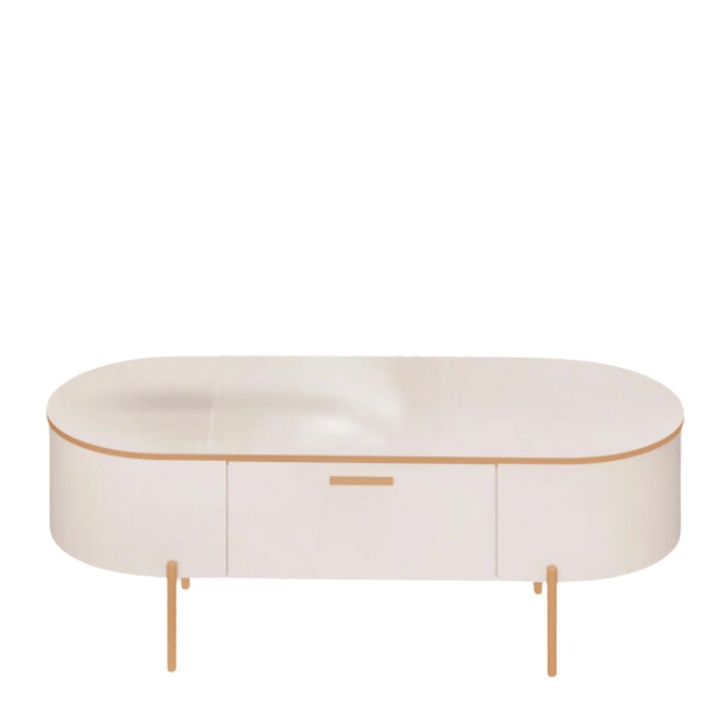 Mesa de Centro 1 Gaveta Celena DJ Móveis - 2