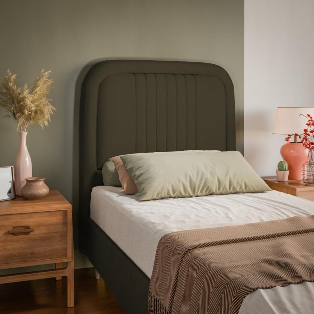 Cabeceira Estofada 100cm Veloplus Chicago Dobuê - 1