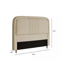 Cabeceira Estofada Casal 140cm Veloplus Chicago Dobuê - 3