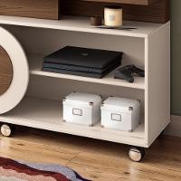 Estante Home para TV até 55 Polegadas 1 Porta Orbis HB Móveis