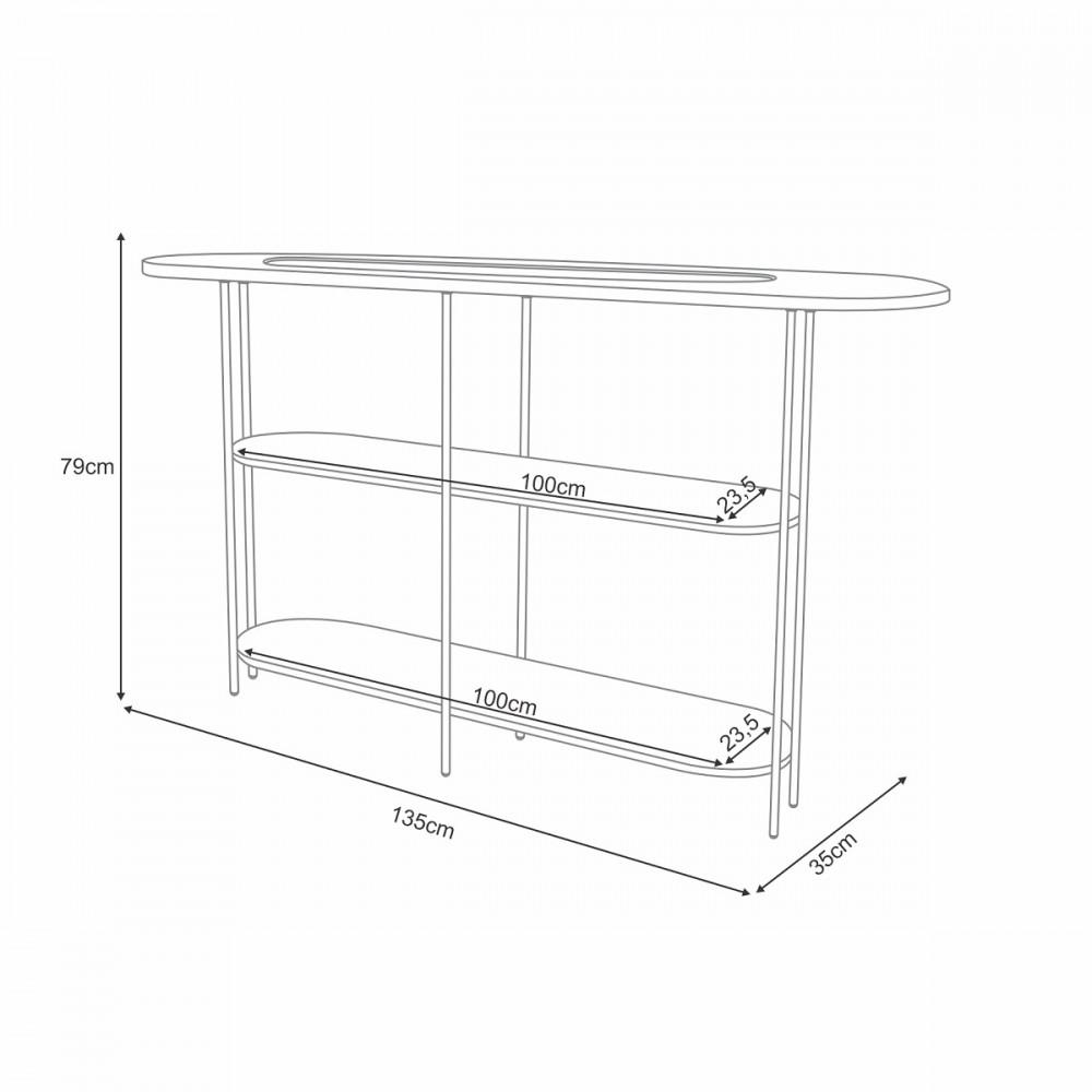 Aparador Buffet Pés Metal Infinity HB Móveis - 4