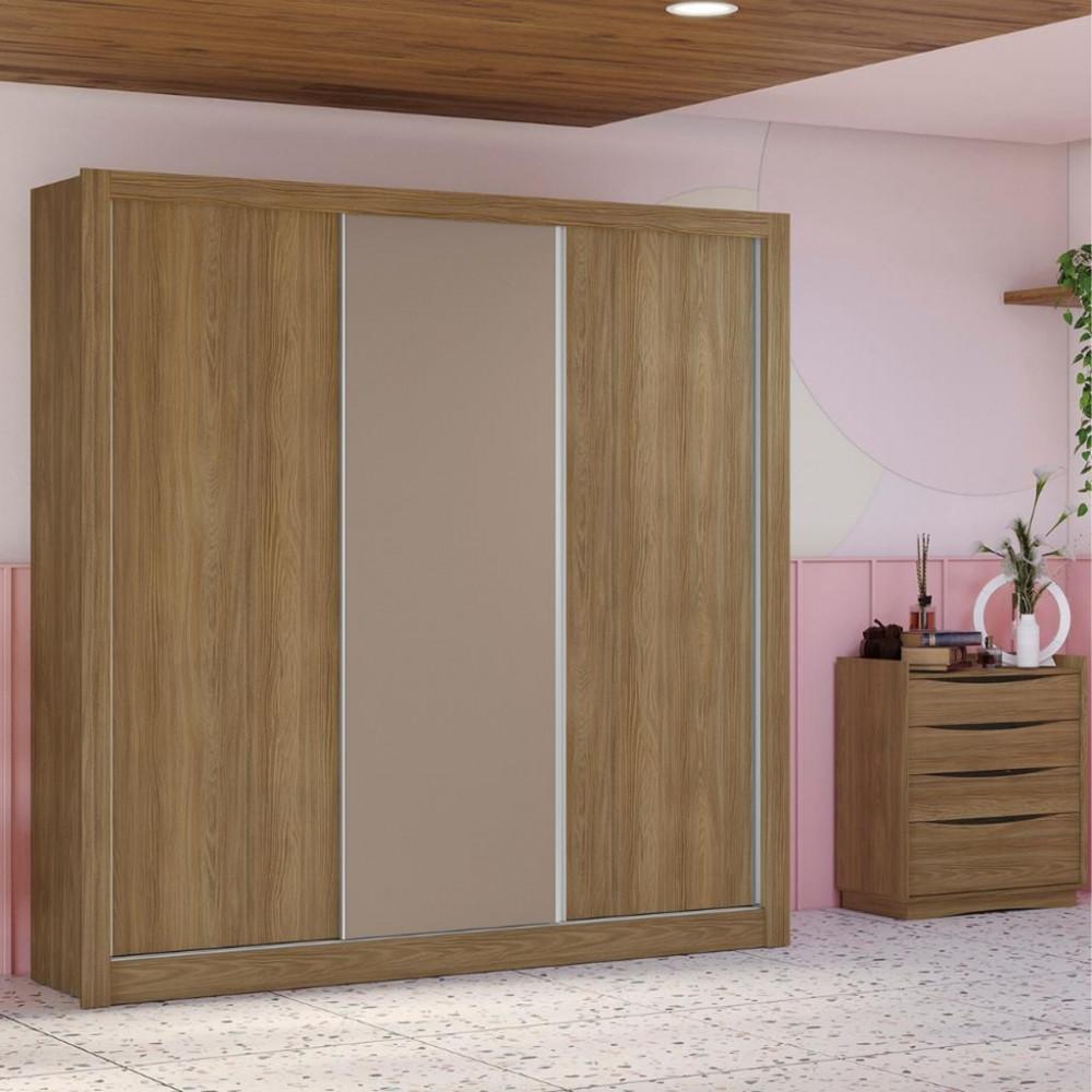 Guarda Roupa Casal Flex 3 Portas de Correr M570 Kappesberg - 1