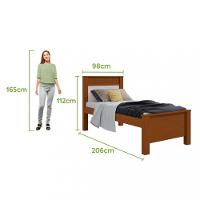 Cama Solteiro 90cm Athenas Lopas - 4