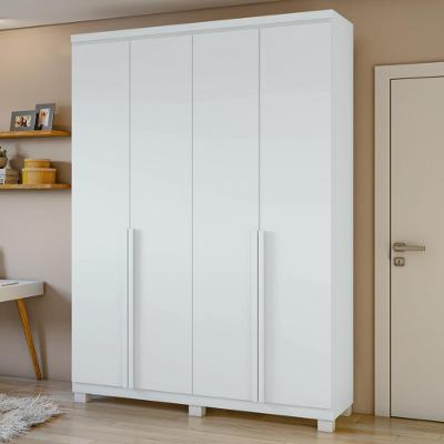 Guarda Roupa Casal com Pés 4 Portas Alonzo Lopas