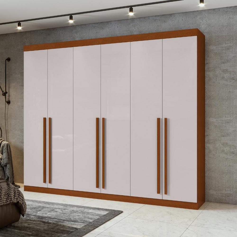 Guarda Roupa Casal 6 Portas Bertha Lopas - 1