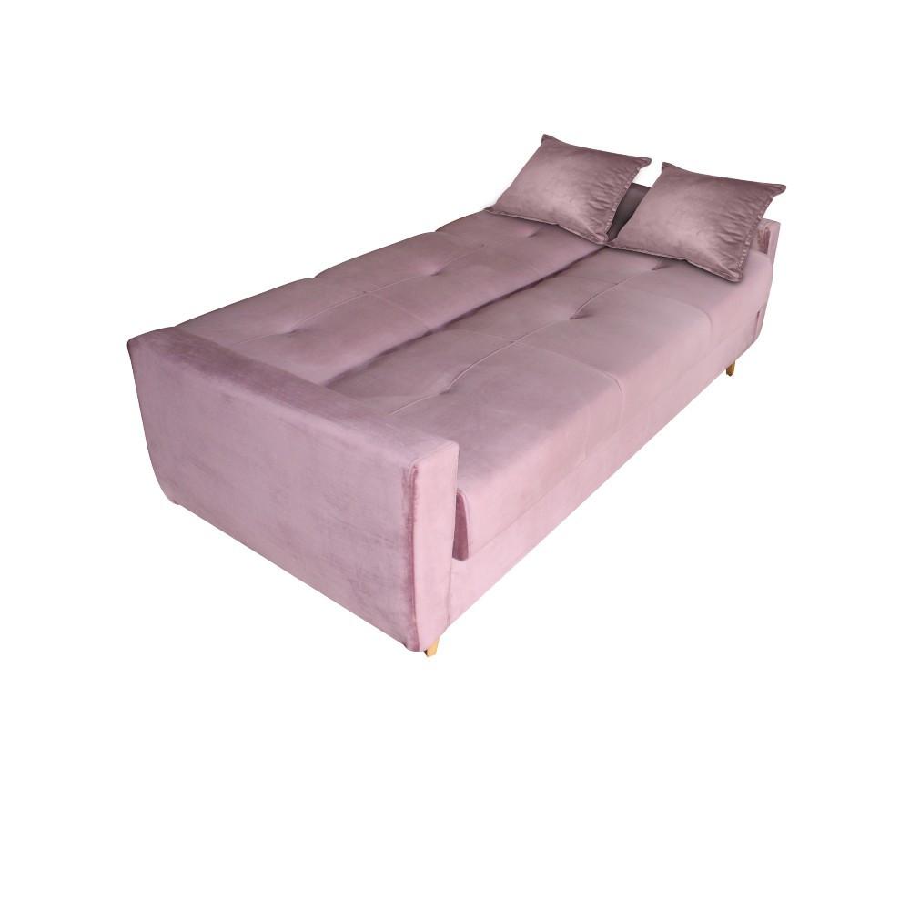 Sofá Cama 3 Lugares Veludo Pâmela Matrix - 4