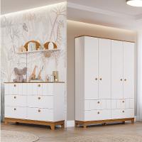 Quarto Infantil com Guarda Roupa e Cômoda MDF Liza Permobili - 1
