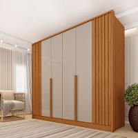 Guarda Roupa Casal Ripado 6 Portas Guarani Tcil - 1