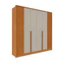 Guarda Roupa Casal Ripado 6 Portas Guarani Tcil - 2