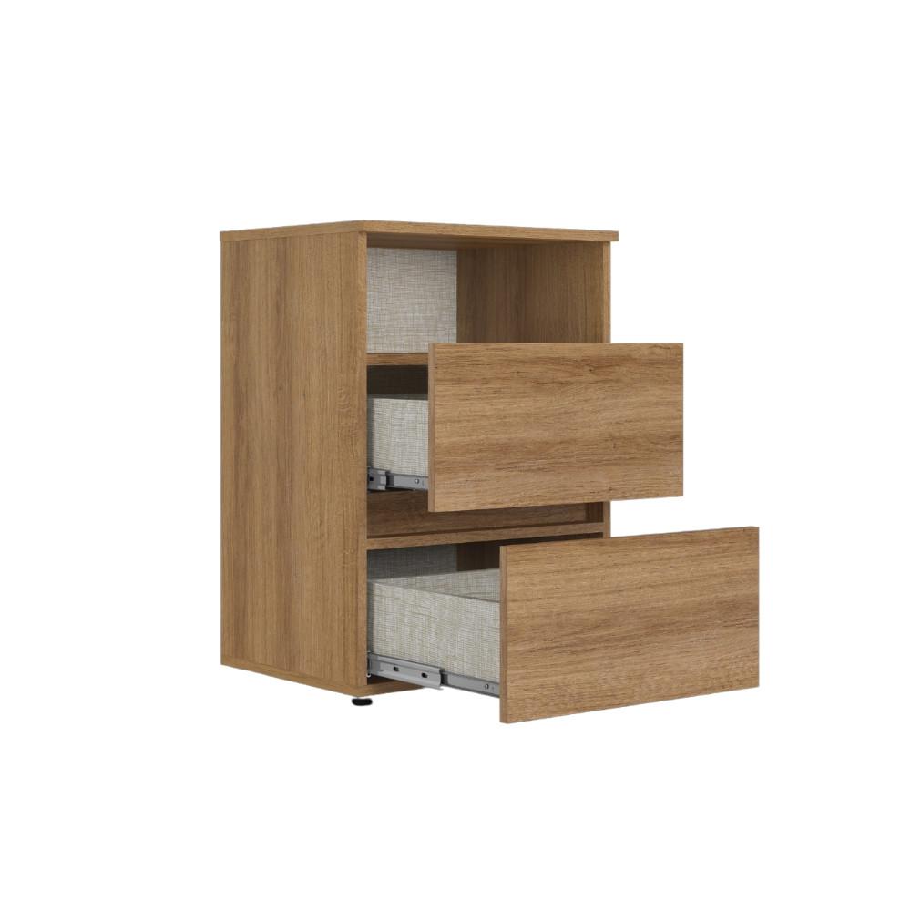 Mesa de Cabeceira 2 Gavetas Condessa THB - 2