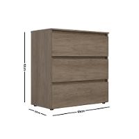 Cômoda 3 Gavetas Condessa THB - 3