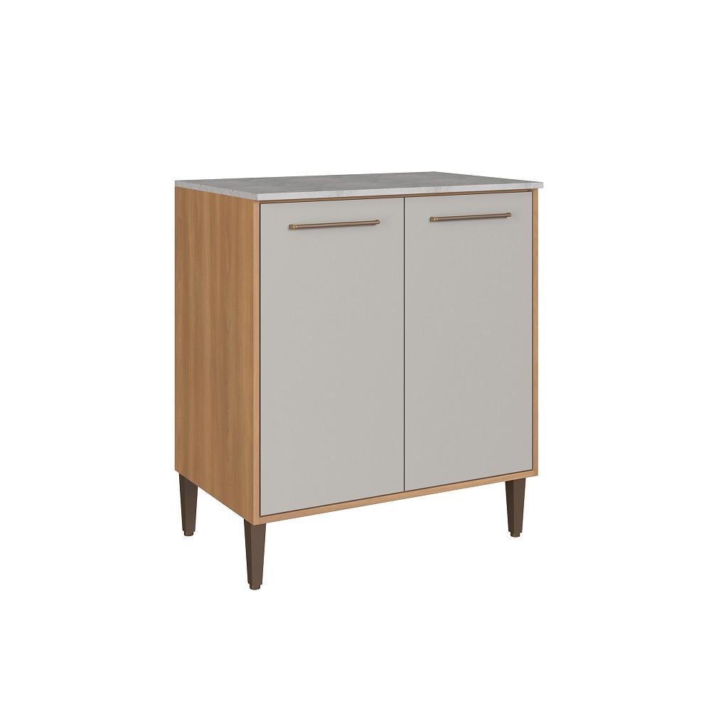 Balcão para Cooktop 4 Bocas 2 Portas com Tampo Jade Delmarco - 2