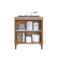 Balcão para Cooktop 4 Bocas 2 Portas com Tampo Jade Delmarco - 3