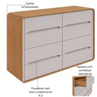 Cômoda 8 Gavetas Loop II Lopas - 3