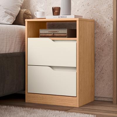 Mesa de Cabeceira 2 Gavetas Flex Sole Albatroz