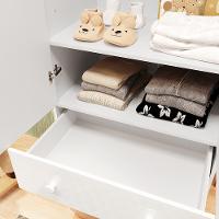 Quarto de Bebê com Berço Minicama Ben e Guarda Roupa Smim New 100 MDF Móveis Peroba - 7