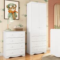 Quarto Infantil com Guarda Roupa Smim New e Cômoda Junior New 100 MDF Móveis Peroba - 1