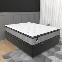 Cama Box Baú Casal 138cm Molas Ensacadas Tower JSW Hf V25 Gazin - 1