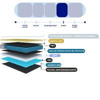 Cama Box Baú Queen 158cm Molas Ensacadas Tower JSW Hf V25 Gazin