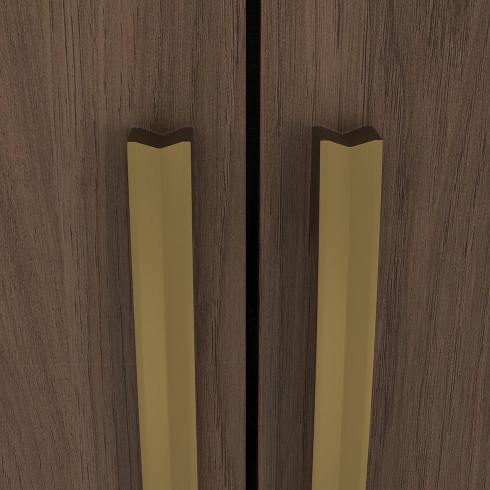 Guarda Roupa Casal 6 Portas 3 Gavetas Pés Caju Henn - 5