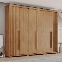 Guarda Roupa Casal Ripado 6 Portas Pés Norton Henn - 1