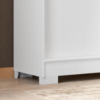 Guarda Roupa Solteiro 4 Portas com Pés Mônaco Visão Móveis - 6